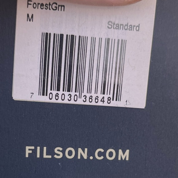 Filson - Men's Medium - Mackinaw Wool Vest - Forest Green - NWT - Made In USA - Picture 10 of 10